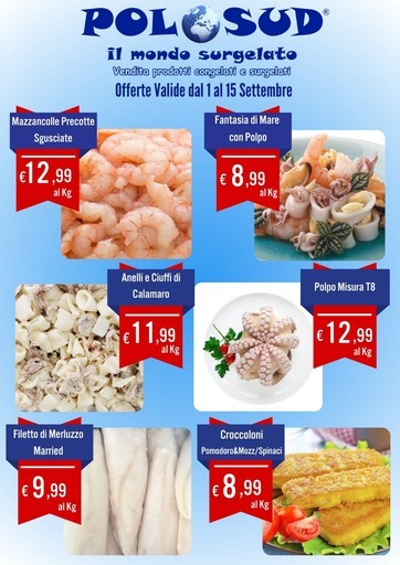 Volantino Polo Sud surgelati