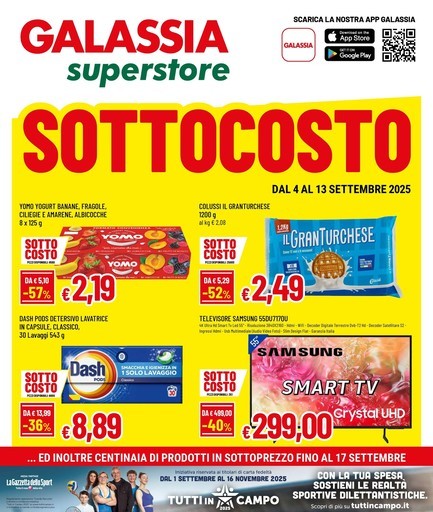 Volantino Galassia