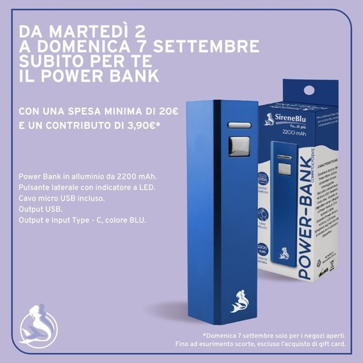 Volantino Sirene Blu