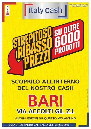 Volantino Italy Cash Puglia