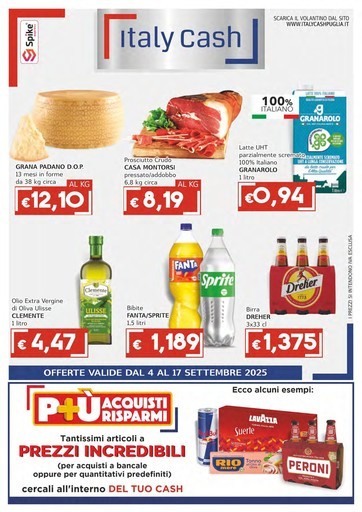 Volantino Italy Cash Puglia