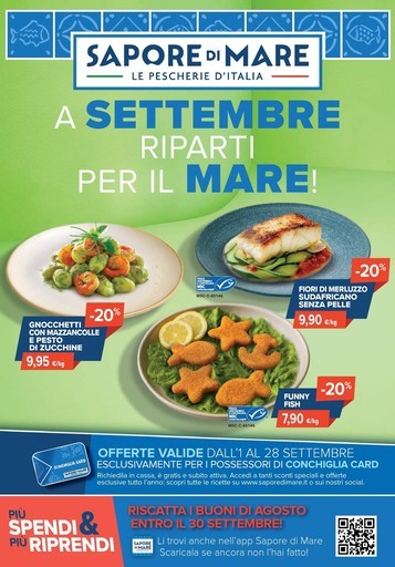 Volantino Sapore di mare