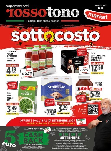 Volantino Supermercati Rossotono Market
