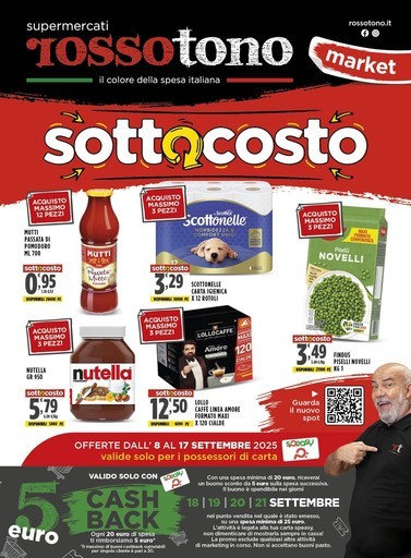 Volantino Supermercati Rossotono Market