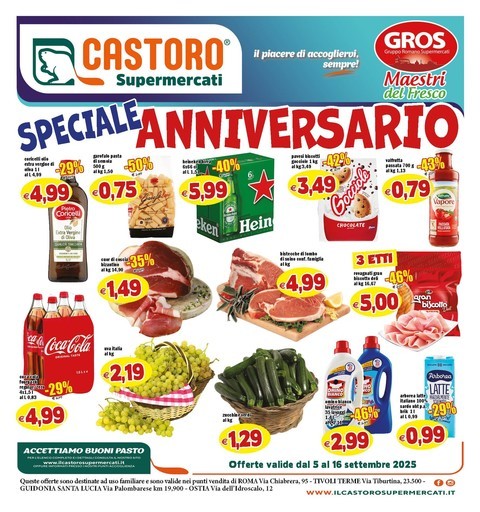 Volantino Il Castoro Supermercati