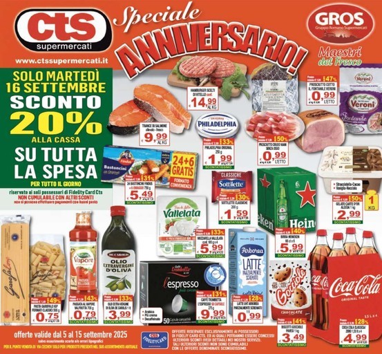 Cts Supermercati - Speciale anniversario!