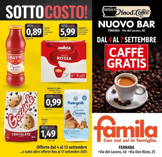 Famila - SOTTOCOSTO