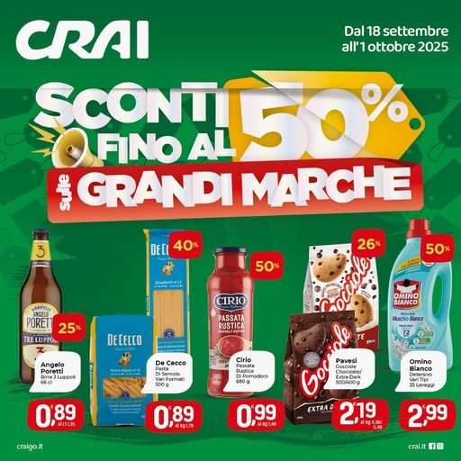 Volantino Crai