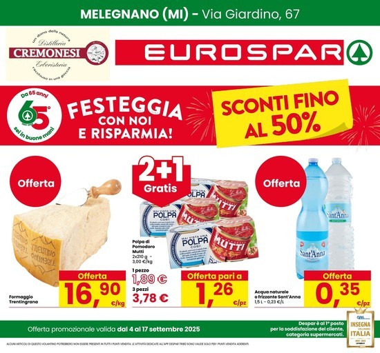 Volantino Eurospar