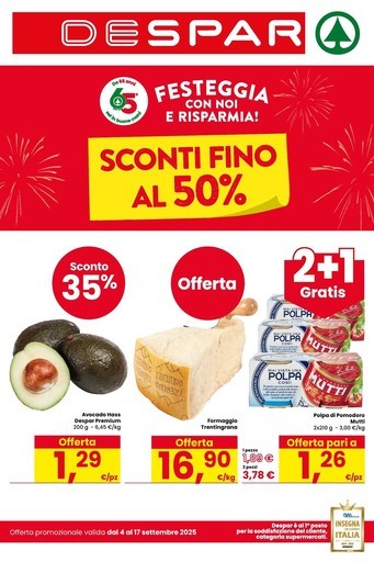 Despar - Sconti fino al 50%