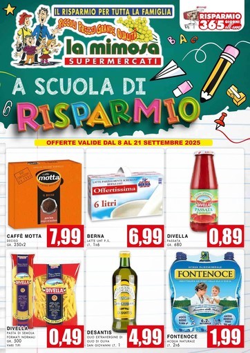 Volantino La Mimosa Supermercati