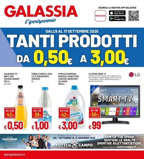 Volantino Galassia