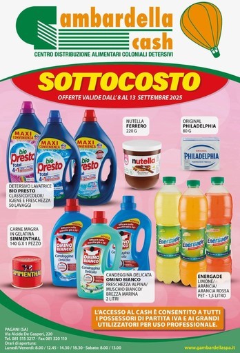 Volantino Gambardella Cash
