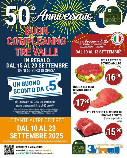 Volantino Tre Valli Supermercato