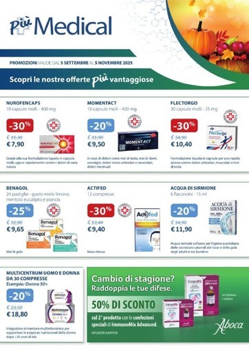 Volantino Più Medical Parafarmacia