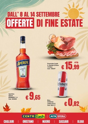 Centro Cash - Offerte di fine estate