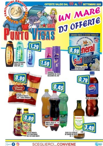 Volantino Punto Vigas