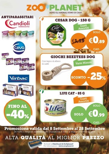 Volantino ZooPlanet