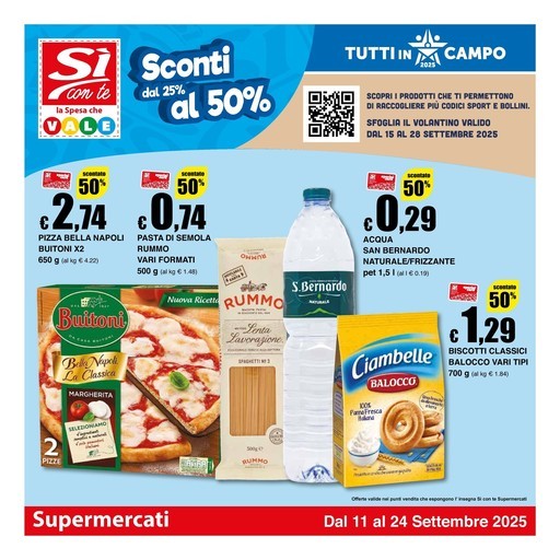 Volantino Si con te supermercati