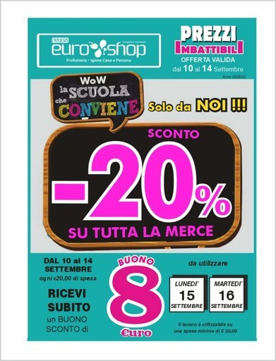 Volantino EUROSHOP Monopoli