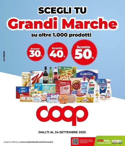 Coop - Sconto 30%40%50%