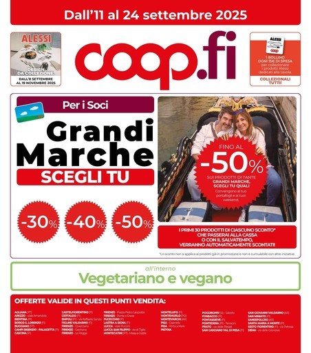 Coop - Dall’11 al 24 settembre 2025