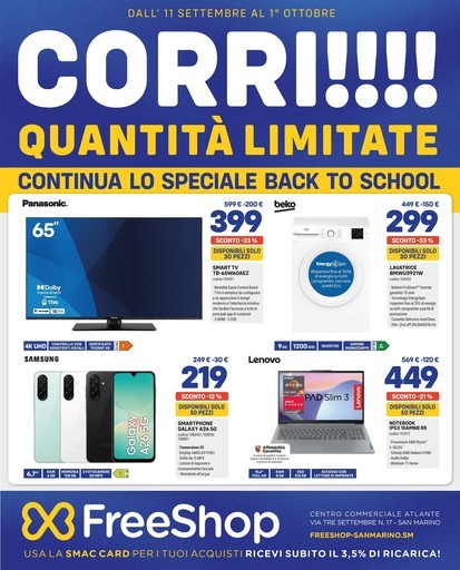 Volantino Freeshop