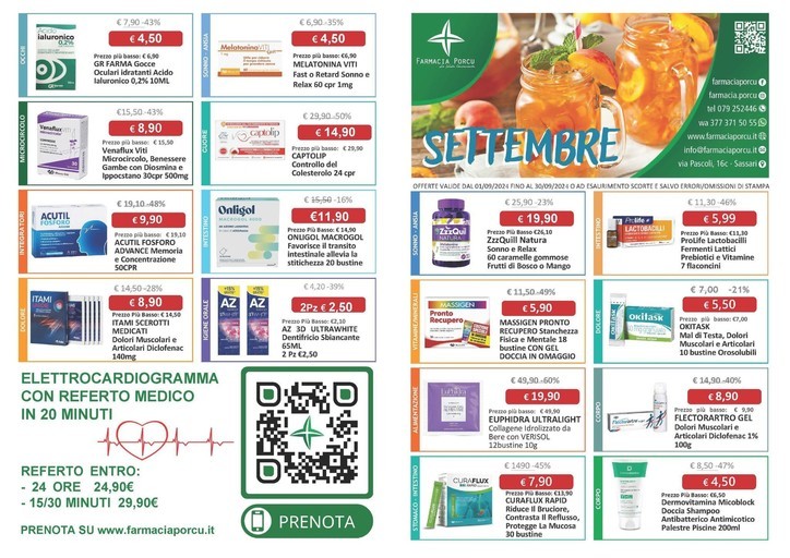 Volantino Farmacia Porcu