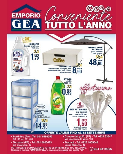 Volantino Emporio Gea