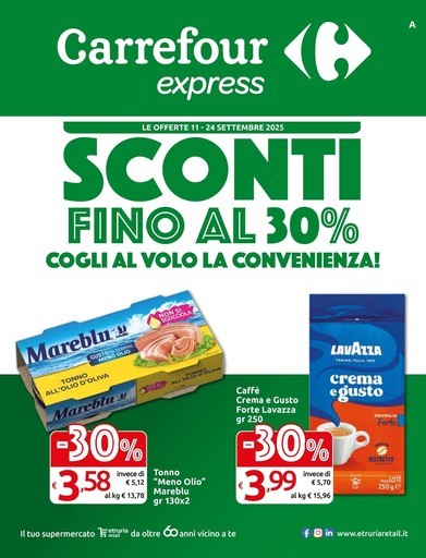 Volantino Carrefour Express