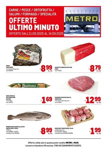 Volantino Metro