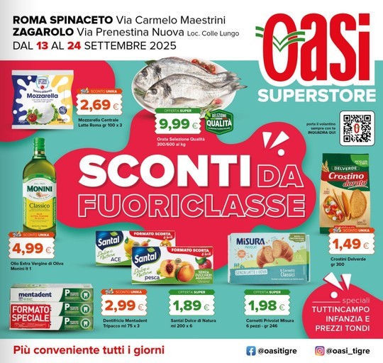 Oasi - Sconti da fuoriclasse