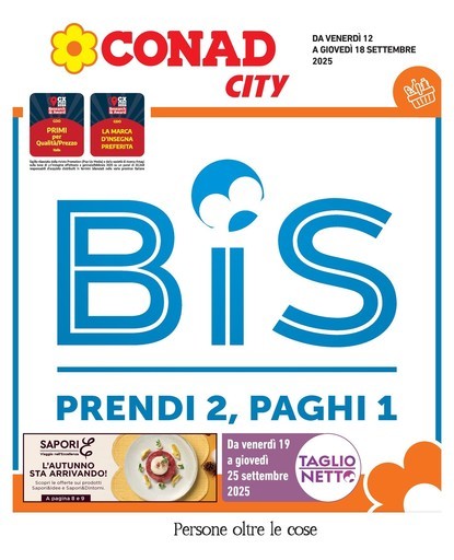 Conad City - Prendi 2, paghi 1