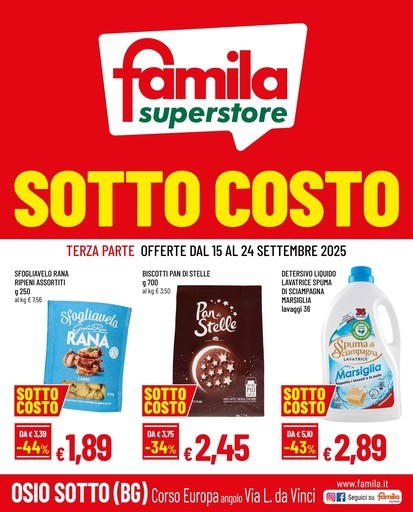 Volantino Famila Superstore