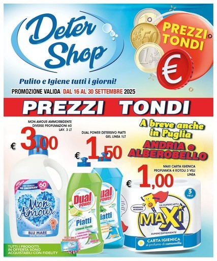 Volantino Deter Shop