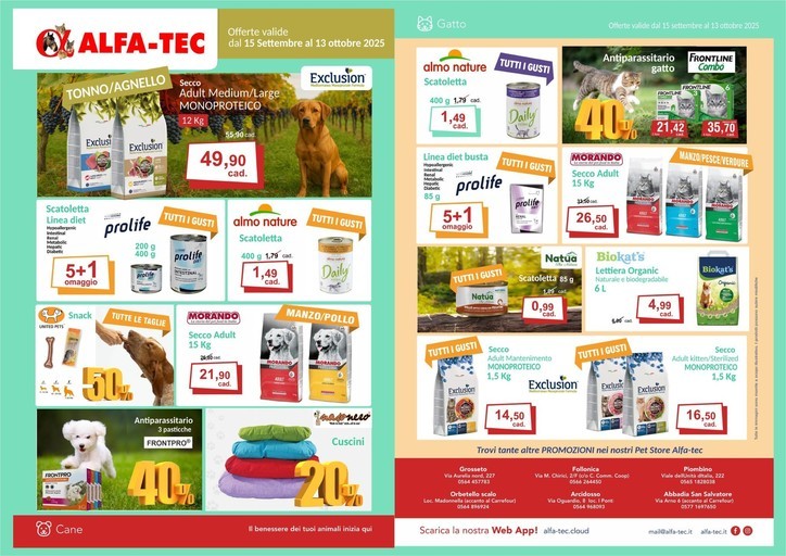 Alfa Tec - Offerte valide dal 15 settembre al 13 ottobre
