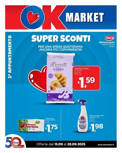 Ok Market - Offerte dal 15.09 al 28.09.2025