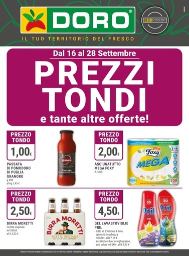 Doro Supermercati - Prezzi tondi