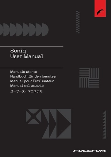 Fulcrum - Manuale utente Soniq
