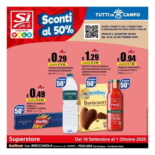 Volantino Si con te superstore