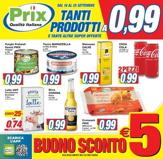 Volantino Prix