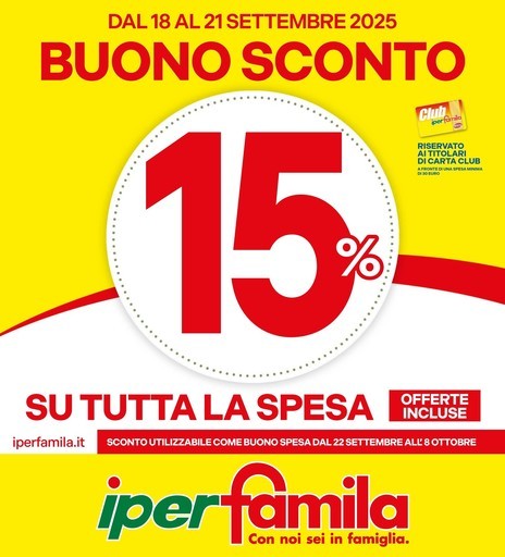 Volantino IperFamila