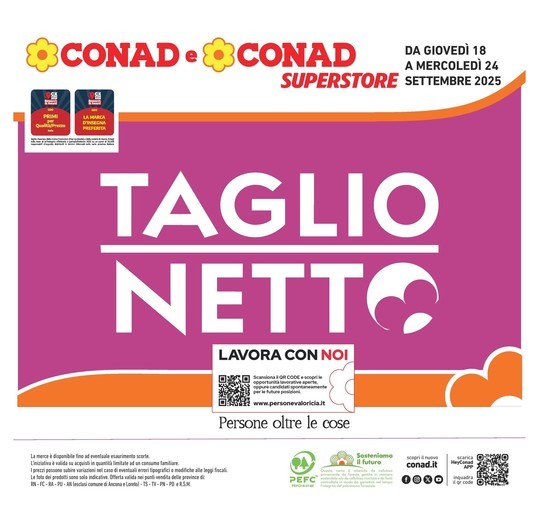 Conad Superstore - Taglio netto