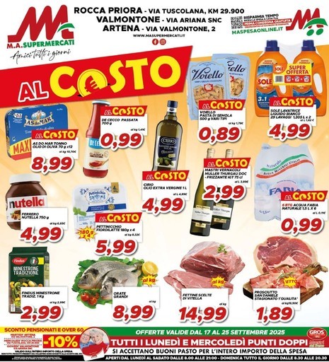 Ma Supermercati - Al costo