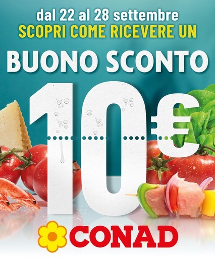 Conad - 10€ di buono sconto