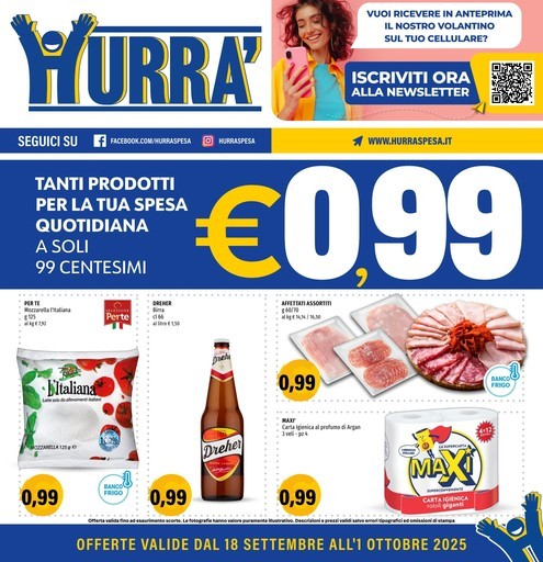 Volantino Hurrà Discount