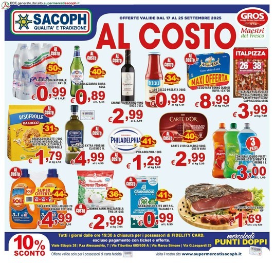 Sacoph - Al costo