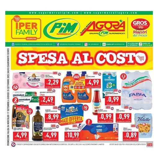 Agora - Spesa al costo