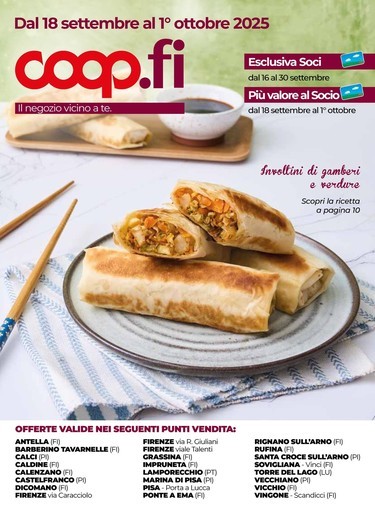 Coop - Dal 18 settembre al 1° ottobre 2025