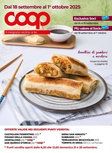 Coop - Dal 18 settembre al 1° ottobre 2025